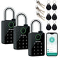 Tuya Password Bluetooth Padlock Touch Screen RFID IC Card Key Home Security Waterproof Cabinet Electronic Bag Luggage Padlock