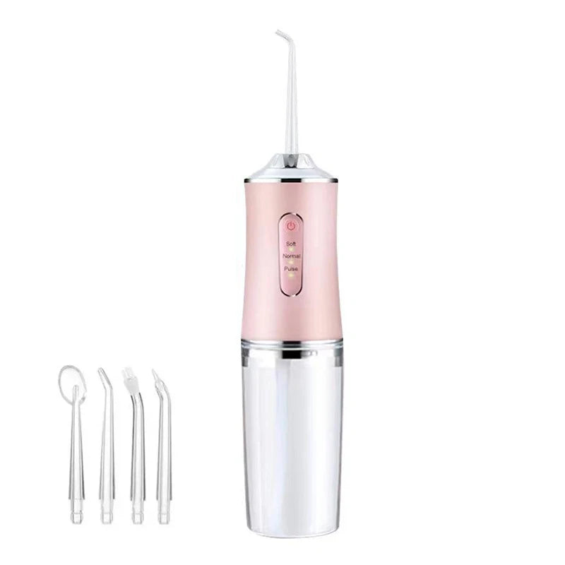 Xiaomi Portable Electric Dental Water Flosser Oral Irrigator Dental Bed Sprinkler Jet Toothpick 4 Nozzle Mouth Washing Machine