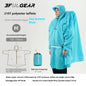3F UL GEAR Sleeve Raincoat Lightweight Windproof and Waterproof PU5000mm 3D Silicon Coating Fabric About 180g Nylon Polyester