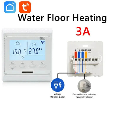 WiFi Smart Tuya Thermostat for Electric Floor Heating Water/Gas Boiler Temperature Remote Controller with Google Home & Alexa