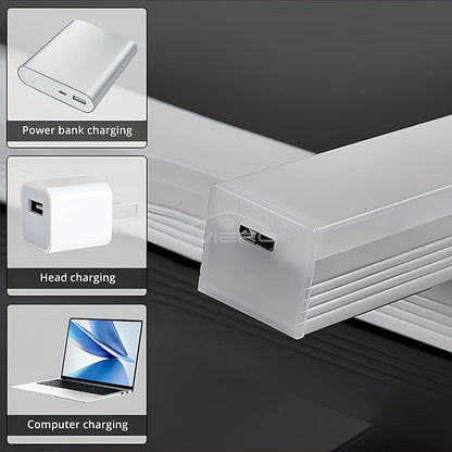 Motion Sensor Night Lights Wireless LED Cabinet Lamps USB Rechargeable Magnetic For Wardrobe Room Closet Kitchen Aisle lighting