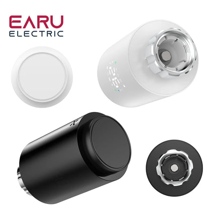 Tuya Smart ZigBee Radiator Actuator TRV Programmable Thermostatic Radiator Valve App Remote Temperature Controller Support Alexa