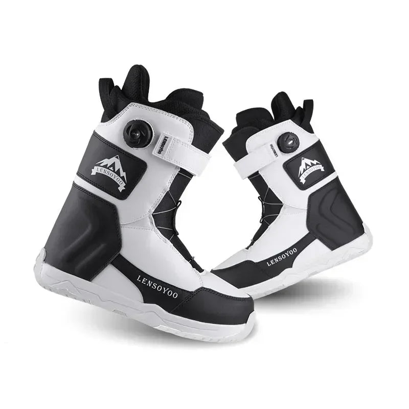 Adult Winter Ski Shoe 2025 New Women Outdoor Sports Snowboarding Boots Men Warm Breathable Waterproof Cold Resistant Snow Shoes