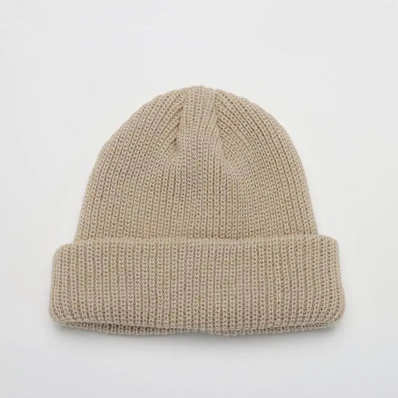 Winter Warm Beanies Casual Short Thread Hip Hop Hat Adult Men Female Knitted Skull Cap Elastic Unisex