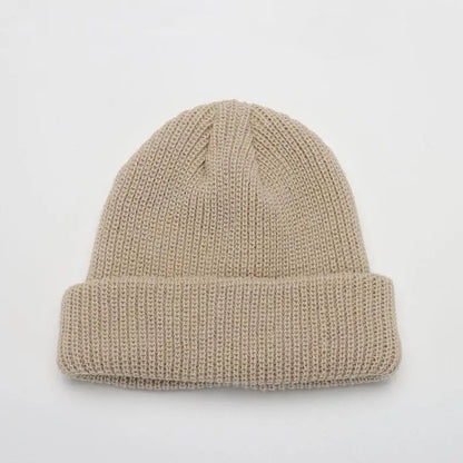 Winter Warm Beanies Casual Short Thread Hip Hop Hat Adult Men Female Knitted Skull Cap Elastic Unisex