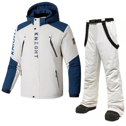 Fleece Ski Jackets and Pants, Good Quality L-8XL Windproof WaterProof.