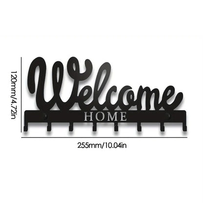 Key Holder Wall Stylish Metal Key Holder Wall: Mounted Adhesive Hanger and Organizer for All Your Essentials Wall Hooks