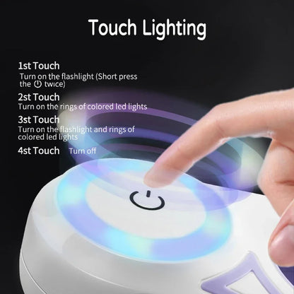 LED Light Retractable Dog Leash