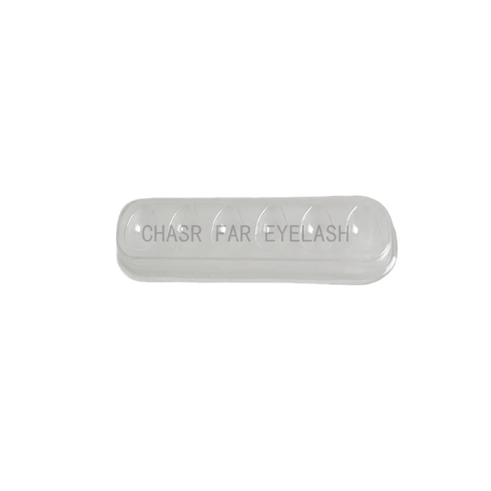 50PCS=1BOX Self Adhering Eyelash Extension Lash Glue Tray Wells Fan maker Private Label  Available