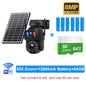 SHIWOJIA 4K 8MP 4G Solar Camera 20X Zoom Dual Lens Recording Humanoid Tracking Outdoor WIFI Camera Metal Waterproof CCTV