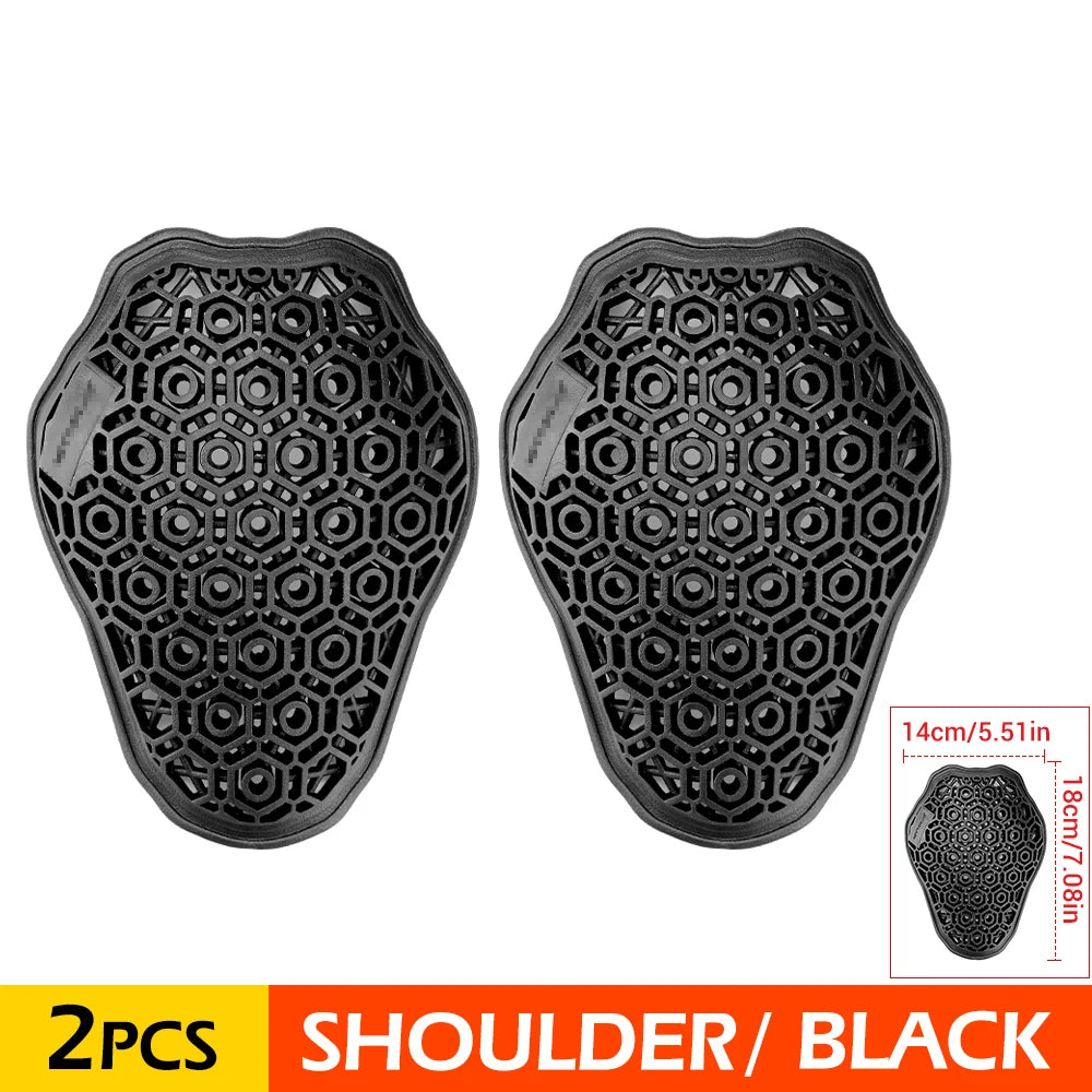 Motorcycle Protective Gear Motorcycle Shoulder Elbow Back Protection Pad Racing Safety Insert Armor Back CE Protector Equipment