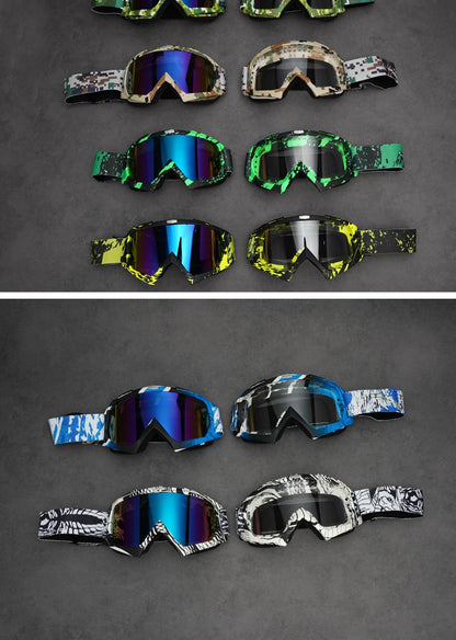 Newest Motocross Glasses Motorcycle Sunglasses Man MTB ATV Mask Windproof Protection Skiing Cycling Racing Off-Road Goggles
