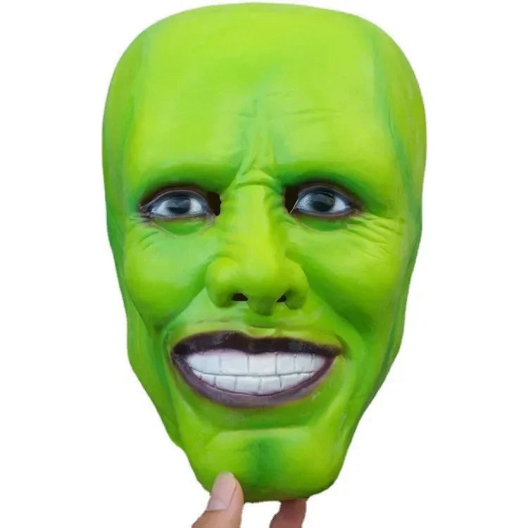 Scary Suit Manmano Disguised Geeky Costume JimCarry Mask Man Modern Saint Jim Carrey Costume Halloween Costumes Adult Children