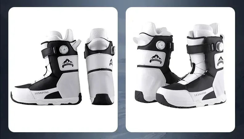Winter New 2025 Ski Shoes Women Outdoor Sports Snowboarding Boots Men Warm Breathable Waterproof Cold Resistant Snow Shoes