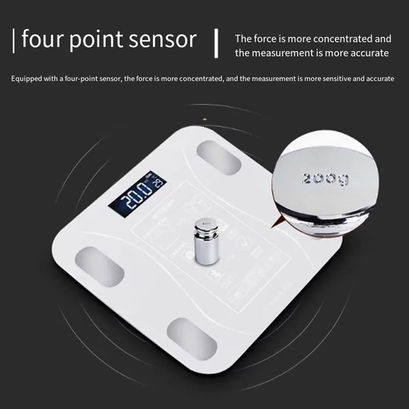 Electronic Scale Smart Bluetooth Weighing Human Charging Simple Weight Scale Weighing Household Fat Body Fat Measurement Scale