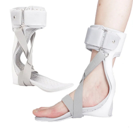 Correction of Stroke Hemiplegia and Ankle Joint Fixation with Foot Drop Orthosis Device for Inversion and Valgus Correction Shoe