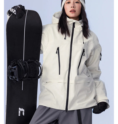 COPOZZ Skiing Coats Winter Warm Women Men Tracksuit Hooded Sports Snowboard Jacket Mountain Female Outwear Windproof Ski Clothes