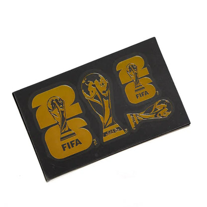 FIFA 2026 World Cup Metal Sticker Set, Cartoon Decals for Journal Decor, Creative Gift
