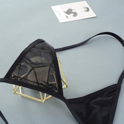 2PCS Women Sexy Lingerie Sets Ultra-thin Mesh Wirefree Bra Set Lingerie Ultra Hot Women's Transparent Exotic Underwear Sets