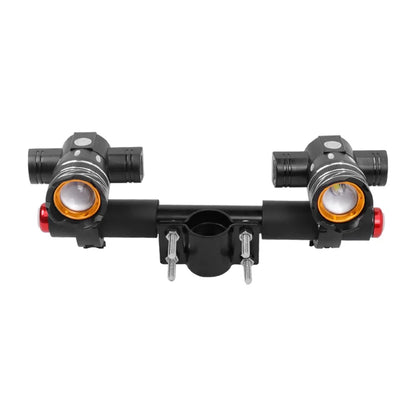 LED Headlight For Xiaomi M365 /Pro Electric Scooter Zoomable 1200mAh Battery USB Rechargeable 150LM XM-L T6 LED Light Front Lamp