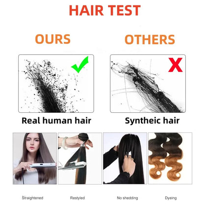 1B/30 highlight 3 In 1 Half Wigs Human Hair Drawstring Burmese 3C 4A Curly Invisible Half Wigs Water Wave Half Wigs Human Hair