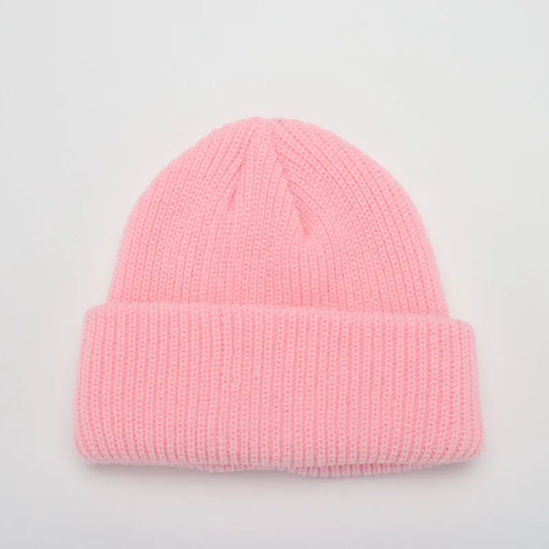 Winter Warm Beanies Casual Short Thread Hip Hop Hat Adult Men Female Knitted Skull Cap Elastic Unisex