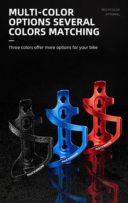 ROCKBROS Bicycle Bottle Cages Aluminium Alloy Cycling Water Bottle Holder Ultralight Cup Bracket Mount MTB Road Bike Accessories