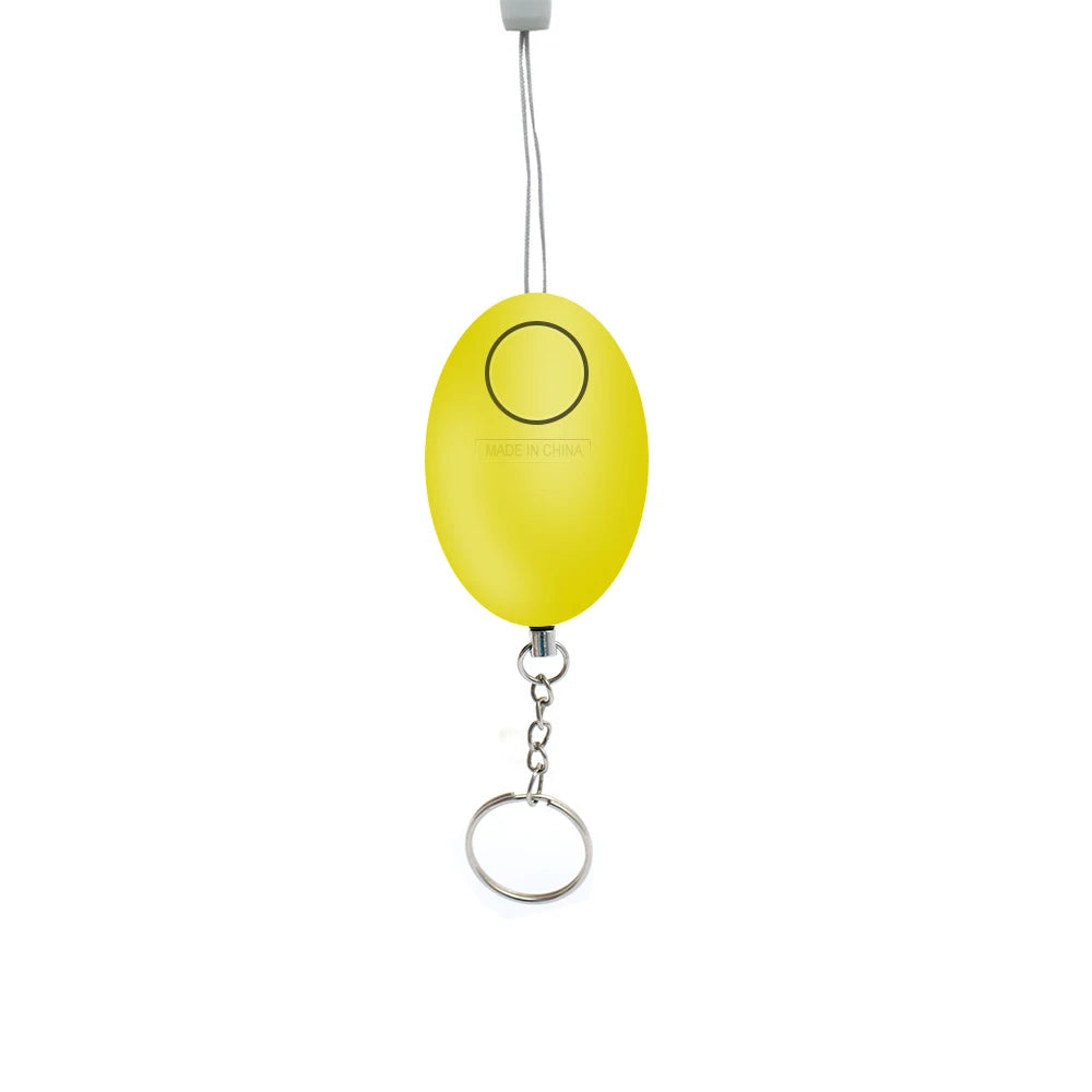 Cheap Self Defense Alarm 120dB Egg Shape Girl Women Security Protect Alert Personal Safety Scream Loud Keychain Emergency Alarm
