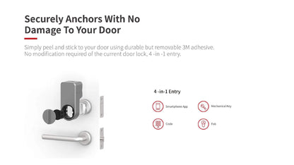 RAYKUBE A1 Pro Tuya BEL Smart Door Lock Set with Fobs/ Keypad/ Smart Key Tuya Remote Unlock Work with Alexa Google Assistant