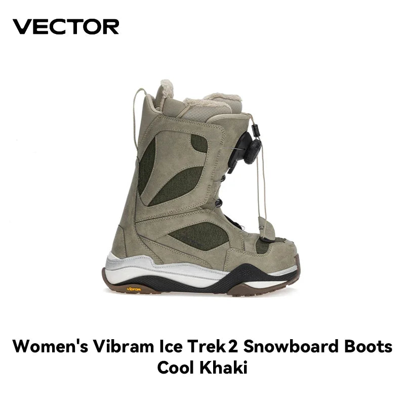 VECTOR Professional Women Man Ski Shoes Warm Waterproof Snowboard Boots Non-slip Leather Breathable Snow Ski Boots Ski Equipment
