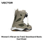 VECTOR Professional Women Man Ski Shoes Warm Waterproof Snowboard Boots Non-slip Leather Breathable Snow Ski Boots Ski Equipment