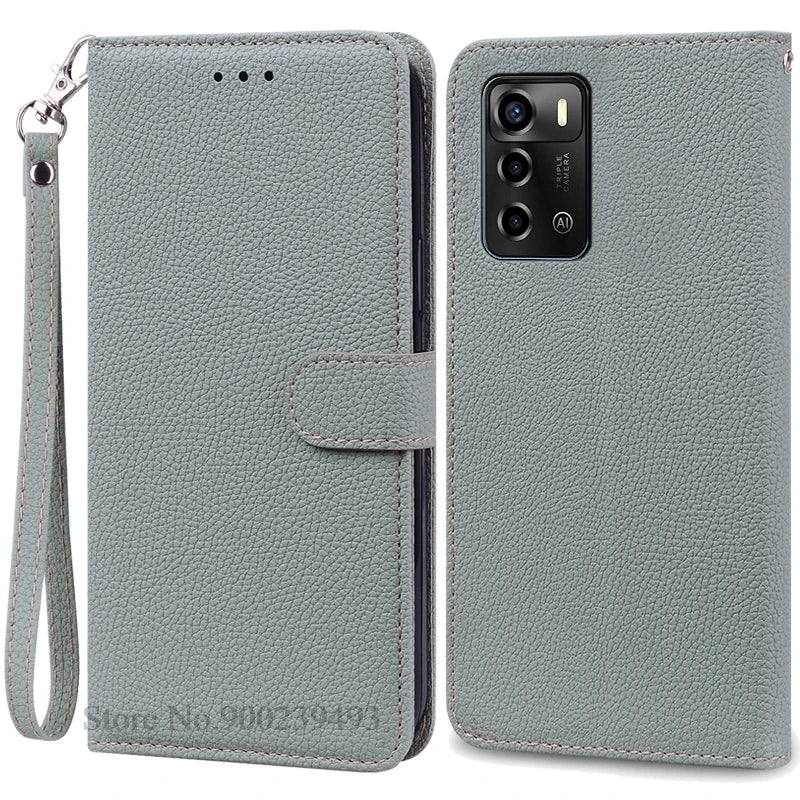 For ZTE Blade V40 Vita Case Soft Silicone Back Cover For ZTE Blade V40 Vita Case Leather Wallet Flip Cover Fundas