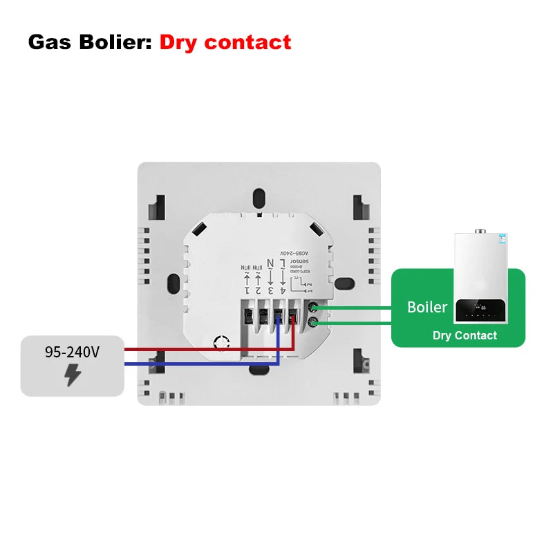 Tuya Smart Floor Heating Wifi Thermostat For Water Room Temperature Remote Controller Google Home\Aleax