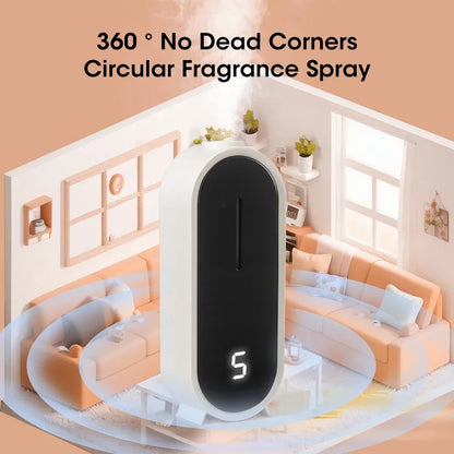 Automatic Circulating Aroma Diffuser Smart Air Scent Machine Home Essential Oil 50ml Tank Spray Fragrance Dispenser for Bedroom