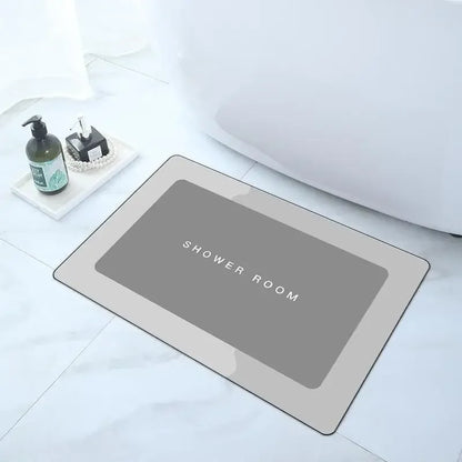 Super Absorbent Bathroom Anti-slip Mat Diatomaceous Earth Bathroom Mat Bathtub-Mat Door Mat Shower-Mat Easy To Clean Home