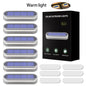 Quality Solar Step Lights Waterproof IP68 Warm White LED Path Lights Solar Powered Light Bar for Stairs Driveway Walkway Dock