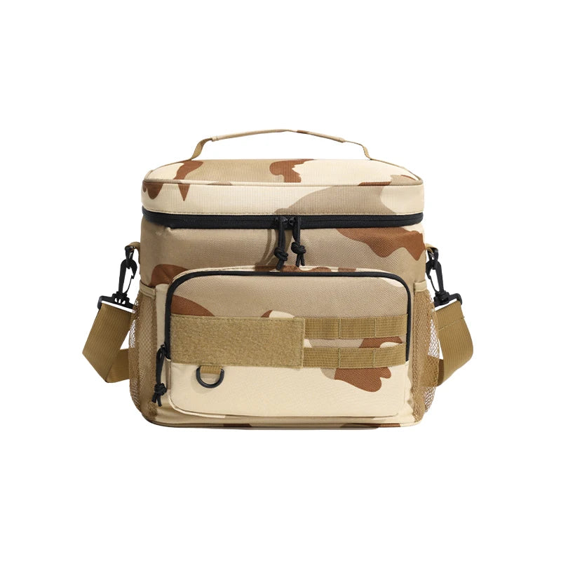 High-Capacity Tactical Thermal Cooler Bag Outdoor Insulated Lunch Box Work Leakproof Insulated Durable Lunch Bag for Men Meal Ca