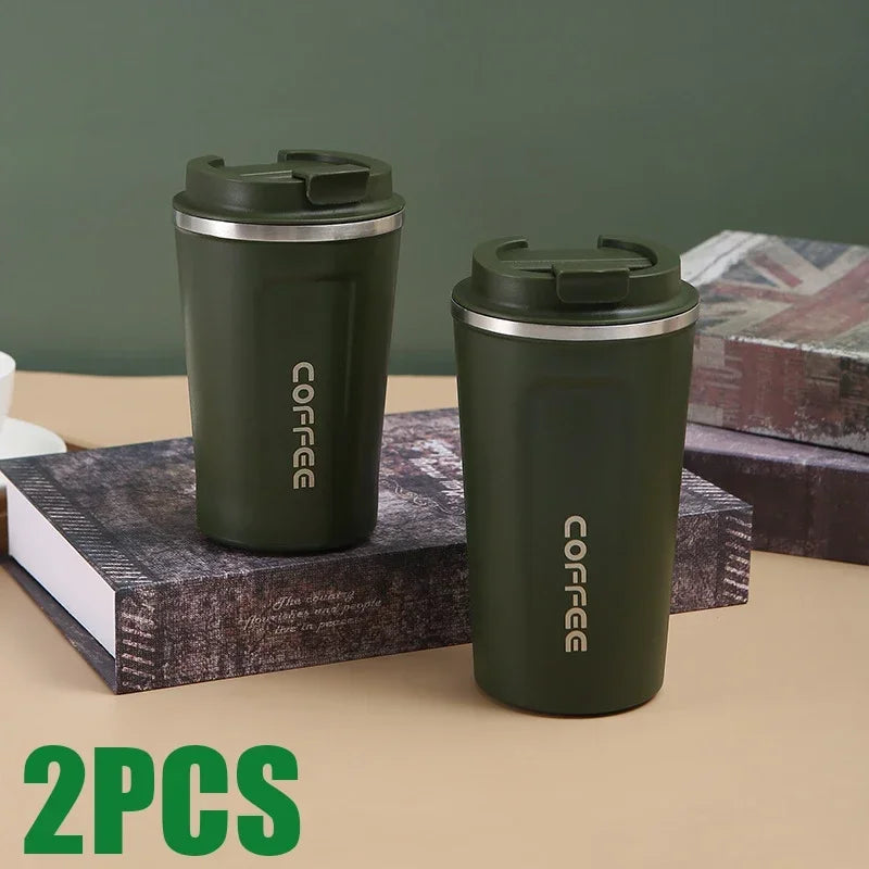510ml Thermos Coffee Mug Stainless Steel Coffee Cup Temperature Display Vacuum Flask Thermal Tumbler Insulated Cup Water Bottle