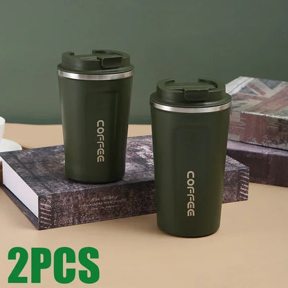 510ml Thermos Coffee Mug Stainless Steel Coffee Cup Temperature Display Vacuum Flask Thermal Tumbler Insulated Cup Water Bottle