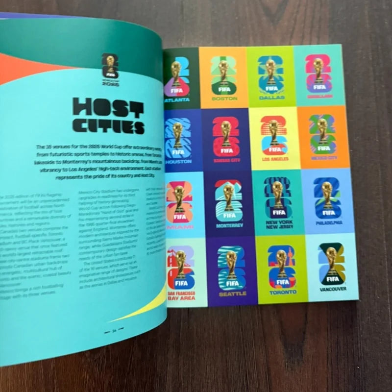 2026 Fifa World Cup The Official Guide (English Original) 128-Page Paperback Officially Licensed World Cup Merchandise Book
