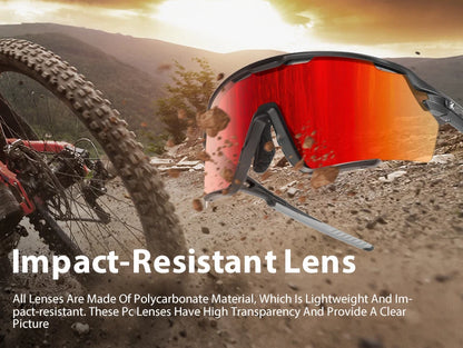 KAPVOEPolarized Cycling Glasses TR90 Frame Men Women Sports Running Eyewear MTB Bicycle Sunglasses Road Bike Glasses