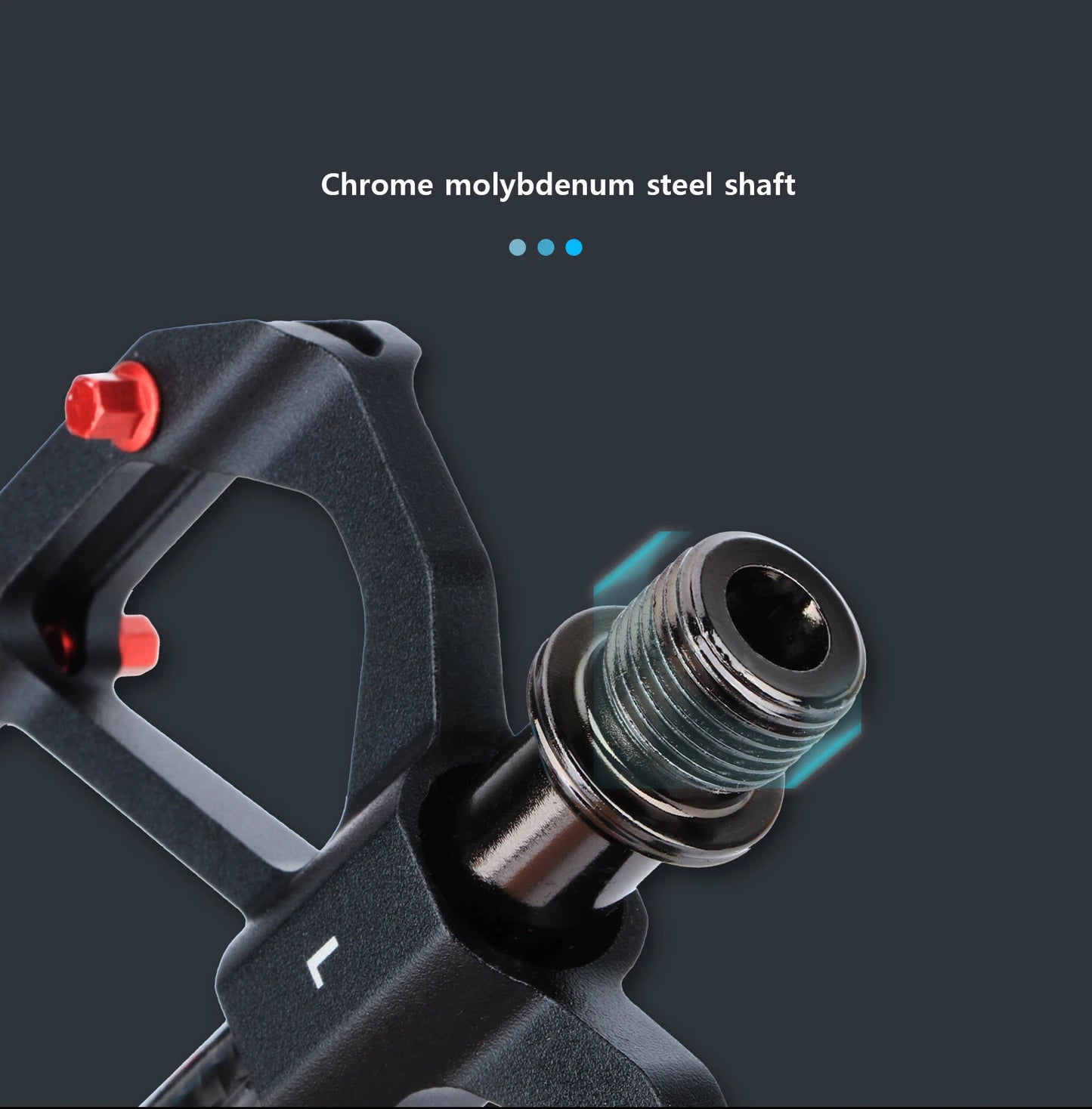 MEROCA Bicycle Pedal 3 Bearing Non-Slip Mtb Pedals Sealed Three Bearing Aluminum Alloy Mountain Bike Pedal Cycling Accessories