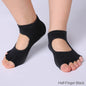 Women Colorful Yoga Socks Non-Slip Ladies Dance Socks Cotton Healthy Sports Five-toed Socks