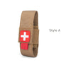 Tactical Outdoor Molle Scissor Bag Medical Shears Pouch Multifunctional Tourniquet Holder Storage Bag Case Flashlight Holster