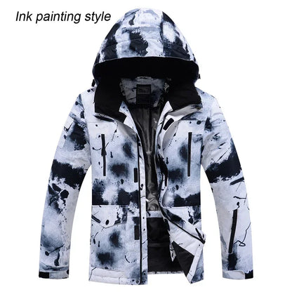 Winter -30 Degree Ski Suit For Men Windproof Waterproof Thick Warm Skiing Jacket Snow Pants Outdoor Male Snowboarding Clothing