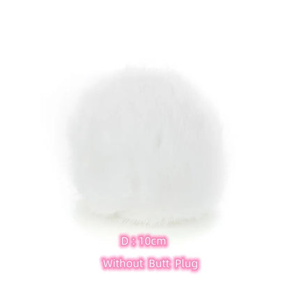 Exotic Anue Plug Toys with Separable Fox Tail Metal Butt Plug for Couple Women Anal Games Rabbit Cosplay Special Accessories