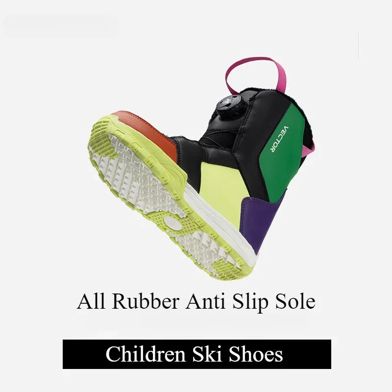 Skiing Women Snow Boot Footwear Snowboard Boots Ski Boots Men Warm Waterproof 2025 Outdoor Thermal Snowboard Shoes Ski Equipment