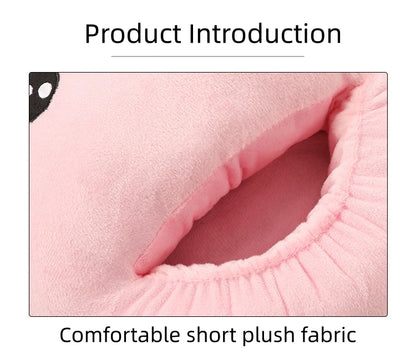USB Electric Heater Foot Warmer Charging Power Fleece Cartoon Cat Warm Foot Cover Feet Heating Pads For Home Bedroom Sleeping