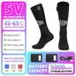 Winter Heated Sock Rechargeable Battery Stocking Men Women Electric Heating Ski Socks Sports Thermal Warmer Foot