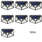 1-12 Pack Solar Lights Outdoor 100 LED Wall Lamp Motion Sensor Lights Waterproof Solar Street Light for Garden Porch Yard Garage